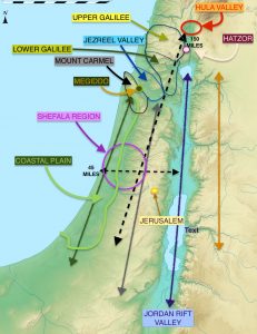 Battles of Jewish History: Geography & topography of Land of Israel