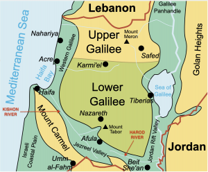 Battles of Jewish History: Map of Lower Galil