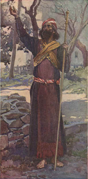 Zechariah as depicted by James Tissot. Public domain. David Solomon podcast on the prophets Hagai,Zechariah, and Malachi.
