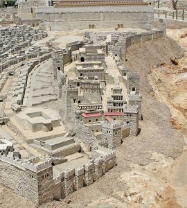 Battles of Jewish History: The Second Jerusalem Temple. Model in the Israel Museum